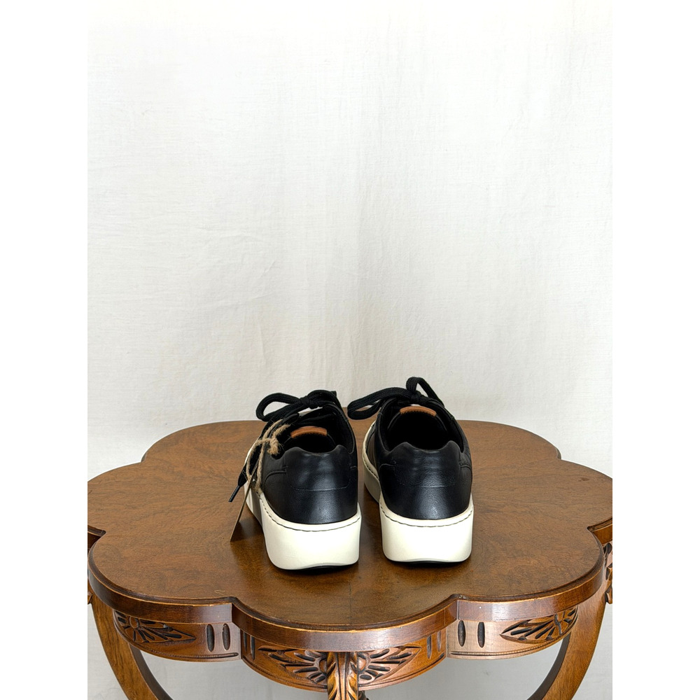NEW In Box Born Mira BLACK Leather Sneaker US Womens 7 Comfort Tennis Shoe - Picture 4 of 10